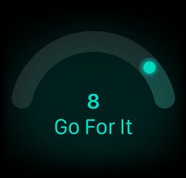 Readiness score of 8, Go For It
