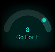 Readiness score of 8, Go For It