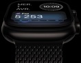 Apple Watch Ultra 4, boîtier en titane, couleur noir, cadran analogique Activité noir et gris, bracelet milanais en titane, couleur noir