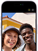 iPhone 17, face avant, fonctionnalité Cadrage centré pour les photos