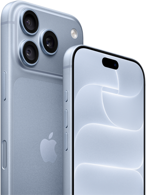 iPhone 18 Pro, glacier, front and back view showing Ceramic Shield, triple camera system